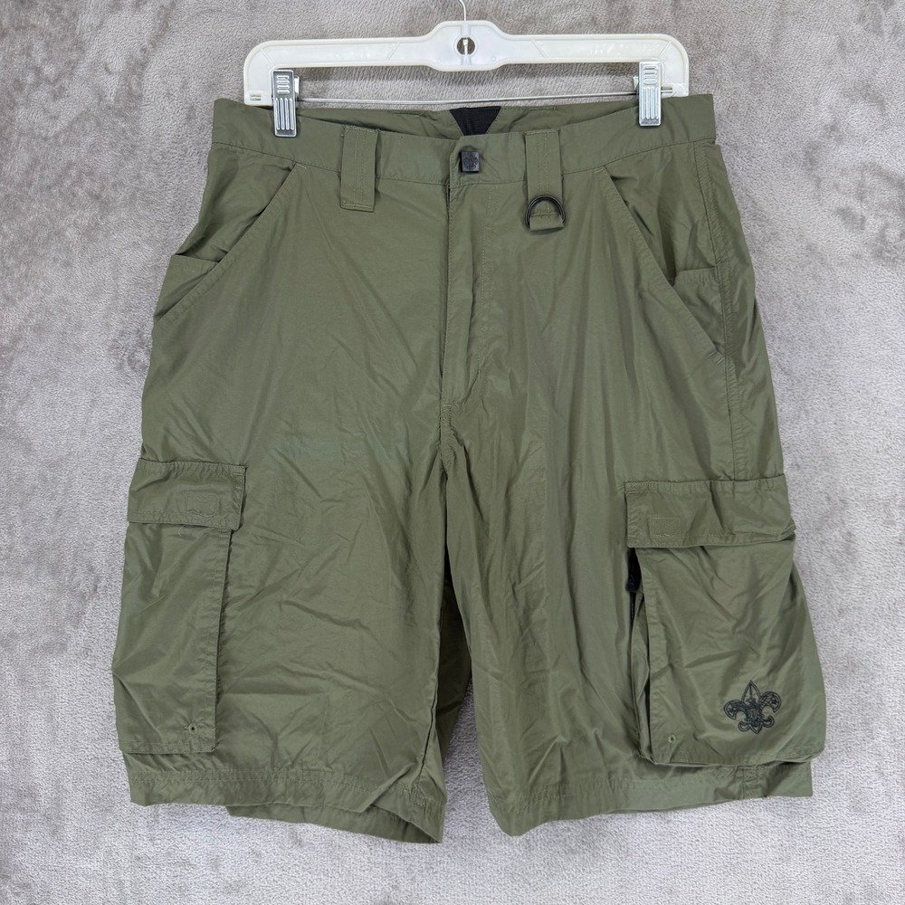Boy Scouts of America Centennial Uniform Short Mens Small Green Cargo EUC